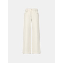 Xint Ekru Modal Dokulu Oversize Pantolon 201294