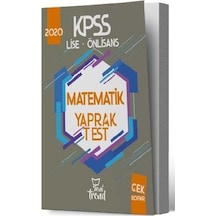 Kpss 2020 Lise/Önlisans Matematik Yaprak Test