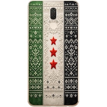 Huawei Mate 10 Lite Uyumlu Suriye Bayrağı Dokuma Baskılı Silikon Kılıf Renkli