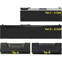 Dell P74f 7530 Batarya Pil Retro V2 6 Cell Tip-a