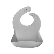 Basics Silikon Mama Önlüğü Powder Grey