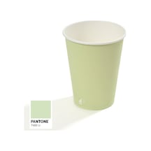 14 Oz Single Wall Baskılı Karton Bardak Açık Yeşil 1.000 Adet 1000 Adet