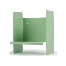 Yeşil Metal Duvar Rafı - Masa Üstü Kitaplık Ve Çok Amaçlı Ofis Düzenleyici 21x30 Cm Diğer