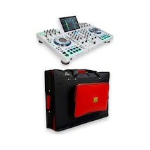 Prime 4+ Setup İçin Uyumlu Soft Case Taşıma Çantası. Siyah Kırmızı.