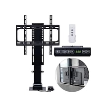 Powermaster 32-57 İnç Ayarlanabilir Yükseklik Uzaktan Kumandalı Lcd Led Tv Kaldırma Aparatı Lift Asansörü 80 Kg Taşır