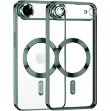 Apple iPhone Uyumlu 17 Air Kross Magneticsafe Kapak - Koyu Yeşil Diğer
