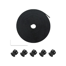 Zyzqstore Gt2 Triger Kayışı 5m 6mm Siyah, 5 Adet Paket