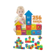 256 Parça Yapı Oyuncak Puzzle Blok 3d Tasarım Yeteneğini Geliştiren Eğlenceli Bilişsel Yapı Taşları