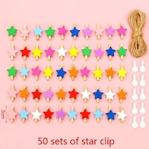 50 Adet/grup Mini Ahşap Klipler Aşk Bahar Renkli Ahşap Klipler Dty Clothespin Craft Dekor Aperatif Klip Po Klipler Mandal
