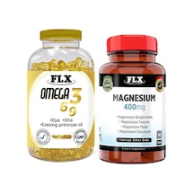 Flx Omega 3-6-9 180 Softgel + Flx Magnezyum Malat 60 Tablet