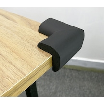 Evokids Kauçuk Köşe Koruyucu Siyah 4'lü Çok Renkli