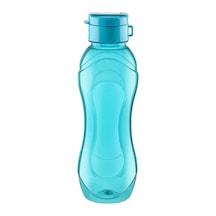 Turkuaz 750 Ml Şeffaf Öğrenci Beslenme Suluk Okul Ofis Spor Salonu Yürüyüş Su Şişesi Mug Matarası Pl Diğer