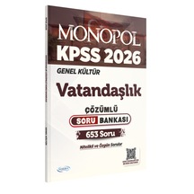 2026 Kpss Vatandaşlık Çözümlü Soru Bankası Monopol Yayınları