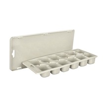 12 Bölmeli Kapaklı Pratik Buz Kalıbı Yapışmaz + 12 Bölmeli Buz Kalıbı - 2li Set B4x9p5 Plastik Diğer