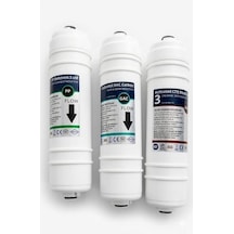 Su Arıtma Cihazı Puretech İnline Filtre Takımı 3'lü Set