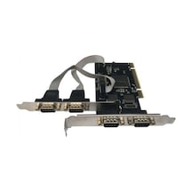 Pci 4 Port Com Kart 4 Port 9 Pin Pcı Splitter Seri Com Kart