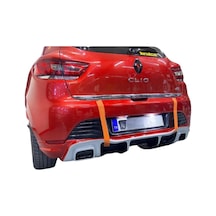 Renault Clio 4 Rs Egzoz Görünümlü Difüzör Plastik Boyasız
