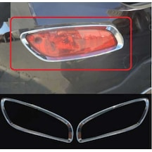 Hyundai Santa Uyumlu Fe 2006 2012 Arka Reflektör Çerçevesi Krom