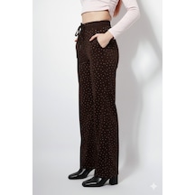 Unika Boutique Taşlı Pantolon Kahverengi