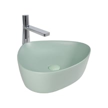 Paluci Doğa Multi Matt Light Green Çanak Lavabo Sırlı