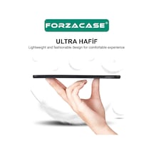 Forzacase Apple Uyumlu iPad Pro 11 2020 Tablet İle Silikon Kılıf Siyah - Fc155 Siyah
