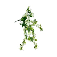 Yapay Çiçek Beyaz Begonvil Çiçeği 8dallı 70cm Sarkan Çiçek