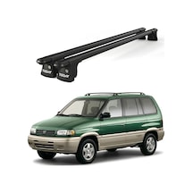 Trio-ı Mazda Mpv 1997-1999 Uyumlu Siyah Kilitli Ara Atkı 135cm Port Bagaj Tavan Barı