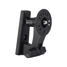Microcase 3m Yapışkan Veya Vida Monteli 1/4 Vida Girişli 180 Derece Döner Başlıklı Web Kamera Bebek Kamerası Tutucu Stand Siyah - Al5014