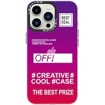 Newface Apple İphone 13 Pro Kılıf Estoril Desenli Kapak - Estoril - 9 Mor
