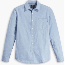 Dockers Casual Mavi Gömlek, Slim Fit Blue Çok Renkli