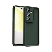 Samsung Uyumlu Galaxy A37 5g Uyumlu Viera Silikon - Koyu Yeşil