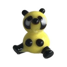 El Yapımı Mini Murano Cam Panda Biblo A98-01