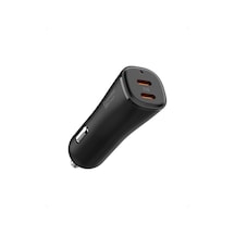 Spigen 50w Usb-c 2 Port Araç İçi Hızlı Şarj Aleti Samsung Pps Destekli Akım Korumalı Güç Adaptörü Çakmaklık İphone & And -
