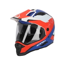 Acerbis Reactıve 22-06 Motosiklet Kaskı Kırmızı - Mavi