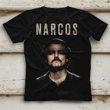 Startmore Narcos Pablo Escobar Siyah Unisex Tişört T-shirt Siyah