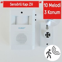 Kapıdan Geçerken Çalan Sensörlü Alarm 10 Melodili