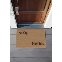 Coco Hello Bye Koko Paspas Dış Kapı Paspası Kıl Kapı Önü Paspası 40x60 3670, 40 X 60 Açık Bej