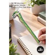 Anta 10 Adet Polyester Tükenmez Kalem 16 Cm Uzunluk, Polyester Gövde, Ballpoint Pen Yazı Aracı Sarı