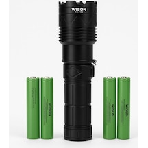 Wison Ws-1175 Profesyonel 5500 Lümen 60 Wat El Feneri Siyah