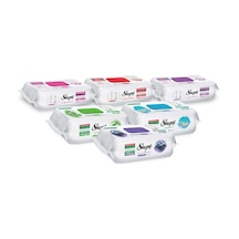 Easy Clean Yüzey Temizlik Havlusu Mendili Doğa &amp Çiçek Serisi 6x100 Karma Paket 10'lu Set