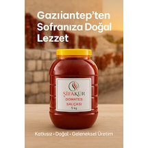 Şifakür Gaziantep Domates Salçası Doğal Güneşte Kurutulmuş Yoğun 5 Kg