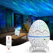 Fuqiduo Led Yıldızlı Gökyüzü Projektörü, Uzaktan Kumandalı Galaksi Planetaryumu, Bluetooth Hoparlörlü Gece Ku