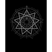Zepplin Giyim Slipknot Pentagram Symboll Büyük Sırt Patch Yama Siyah