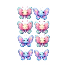 Kelebek Yenilebilir Cupcake Ve Pasta Resim Baskı