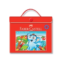 Faber-castell Pastel Boya Plastik Çantalı 24 Renk Diğer