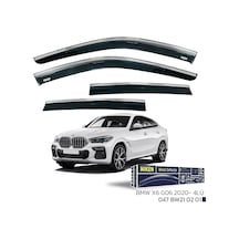 Bmw X6 G06 Cam Rüzgarlığı Kromlu 2020+ Sonrası Uyumlu