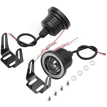 Mercedes - Benz Sprinter Uyumlu, Universal Mercekli Led Sis Farı, 76mm Buz Mavi Renk