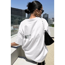 Startmore Unisex Cherish Time Effect Dream Baskılı Tasarım Beyaz