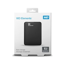 Wd 1tb 2.5 Usb3.0 Wdbuzg0010bbk Elements Siyah Harici Harddisk