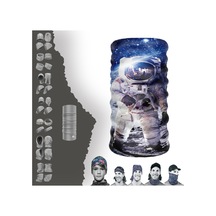 E Taktik Astronot Desenli Boyunluk Dikişsiz Tüp Maske Buff Baf Saç Bandı Uv+50 Yansıtıcı 4 Mevsim Yarı Termal Üründür Çok Renkli - 916344208 Çok Renkli